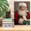 «Nostalgic Santa» par Ashley Bradley, art mural sur toile