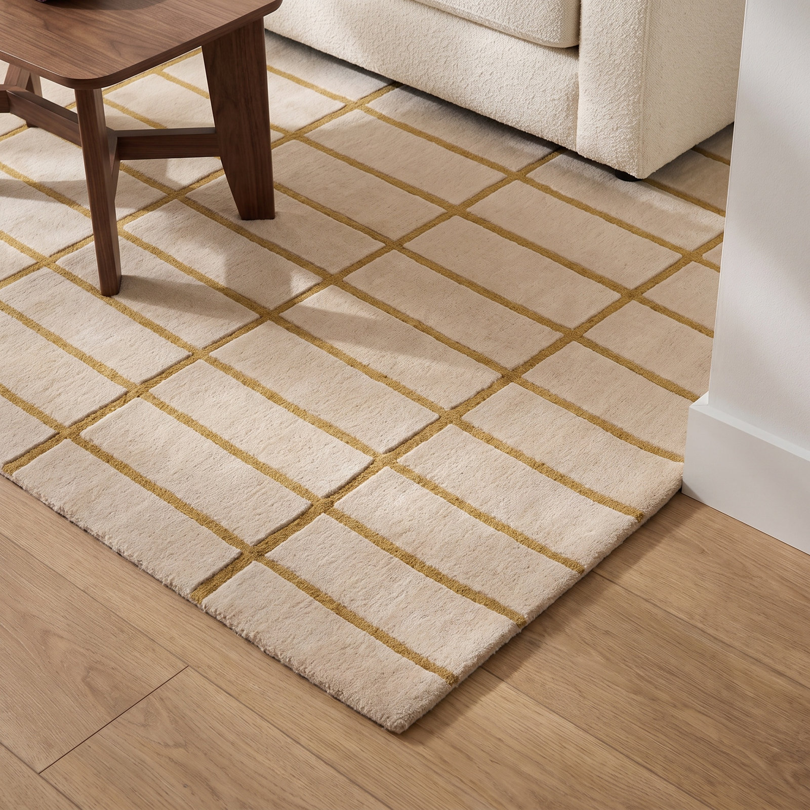 Isot Hand-Woven Geometric Rug, Rectangle 8'2" x 11'6"
