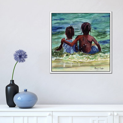 Caribbean Kids by Rachel Parker - Painting on Canvas