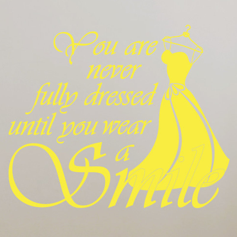 Wall Decal, Bright Yellow, Medium