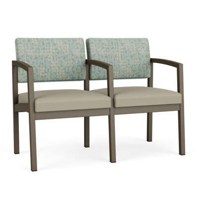 Lenox Steel Waiting Reception 2 Seat Tandem Seating Metal Frame