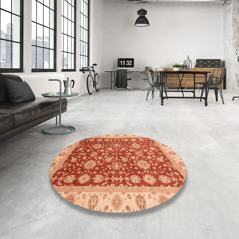 Abstract Indoor Rug, Round 3'
