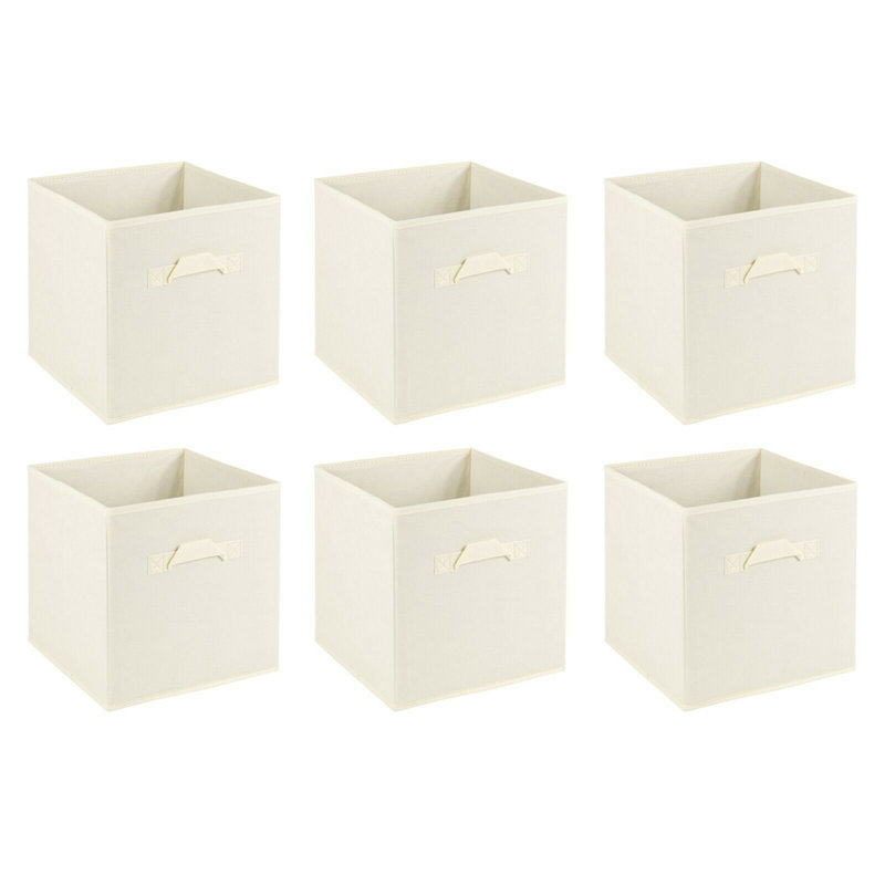 Rebrilliant Fabric Box, Cream