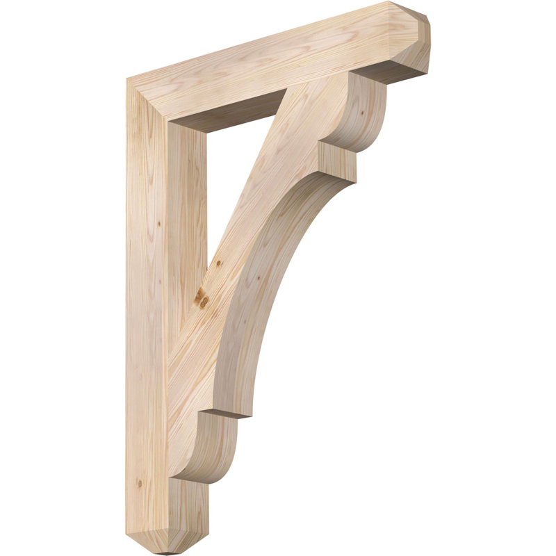 Support lisse pour artisan olympique, Sapin de Douglas, H 46 po x l 5,5 po x P 34 po