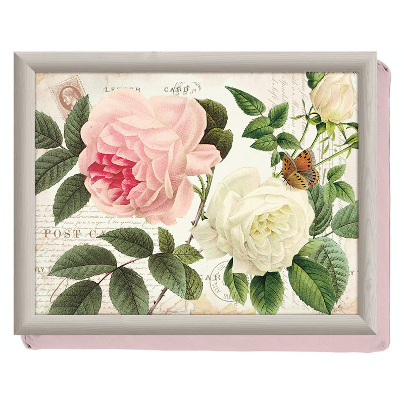 Rose Garden Wood Tray