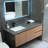 Modern simple rock plate bathroom cabinet-110657923