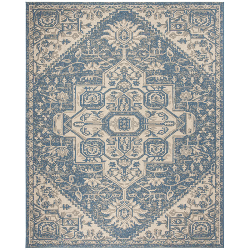 Adler Performance Oriental Indoor/Outdoor Area Rug, Rectangle 9' x 12'