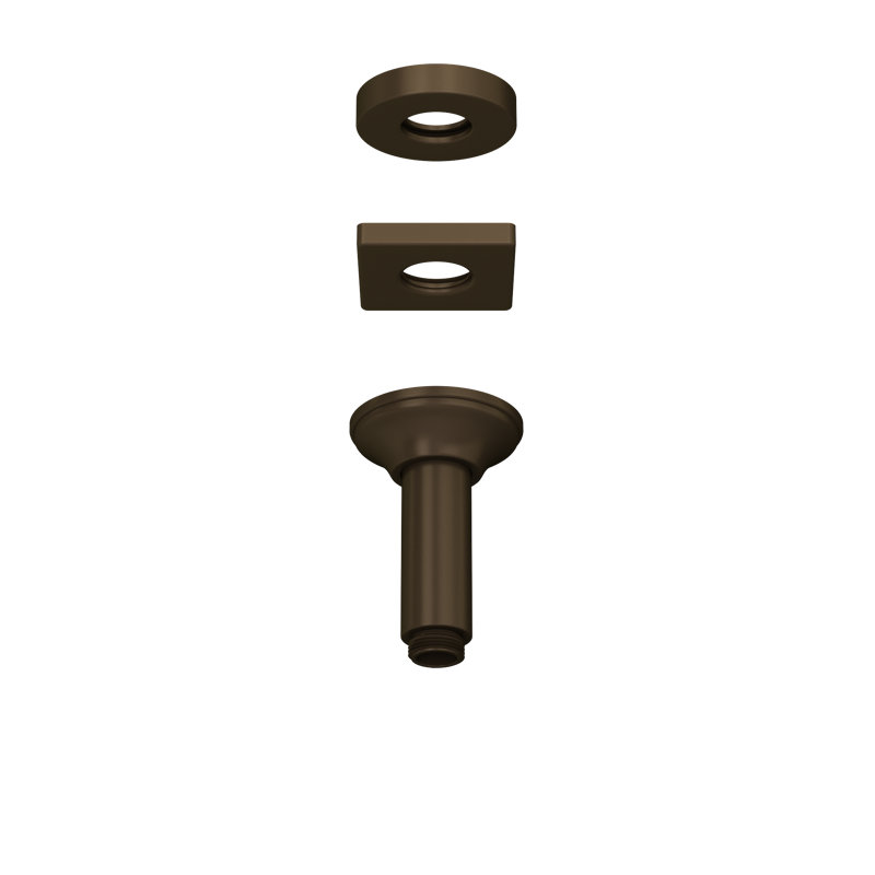 Rohl 4" Ceiling Mount Shower Arm, Tuscan Brass