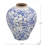 Ceramic Vase With Distressed Finish And Intricate Floral Motifs For Farmhouse Traditional Rustic Shabby Chic Decor