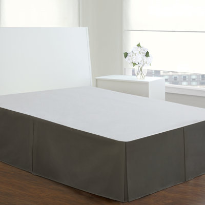 Jupe de lit en popeline sur mesure avec longueur de chute de 14 po Fresh Ideas