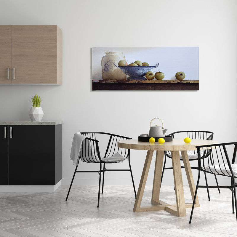 «Country Fruit Still Life On Canvas» par Ray Hendershot, reproduction, H 20 po x l 48 po x P 1,5 po