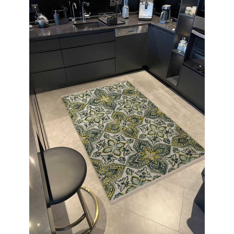 Tapis rectangulaire Willine, Tapis de couloir 4 pi x 8 pi 3 po