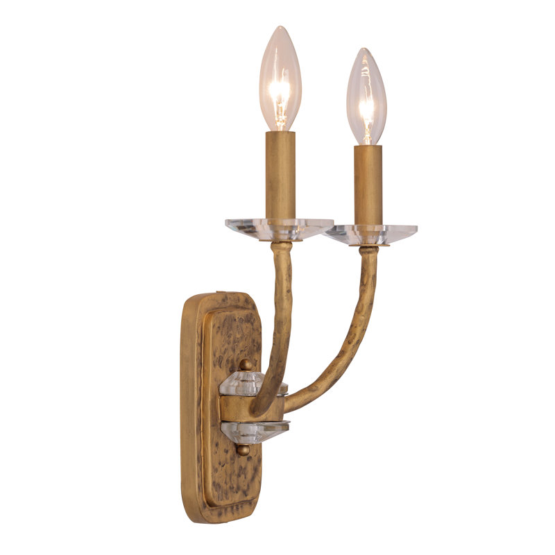 Joleon Steel Candle Wall Light
