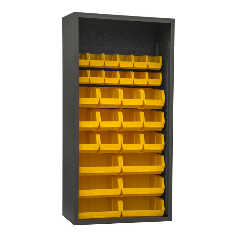 Rayonnage Rachal, Jaune, H 72 po x l 36 po x P 18,31 po
