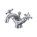 Edwardian Single hole faucet Bathroom Faucet with Drain Assembly