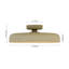 1-Light Dome LED Semi Flush Mount