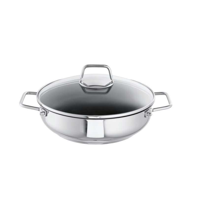 Schulte Ufer Wega Induction Compatible Non-Stick Specialty Pan with Lid