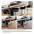 Ginko Modern Adjustable Bar Stools, Swivel Counter Stools with Upholstered Seat, Backrest, Footrest and Metal Frame for Kitchen and Home Bar -892827450-898201623-935555700