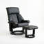 Fauteuil inclinable pivotant avec repose-pieds