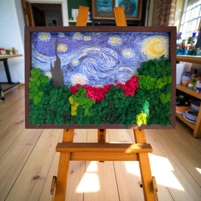 Art mural sur toile de Van Gogh's The Starry Night