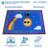 KidCarpet.com Learning Rainbow Classroom Rug, 4'x6' Rectangle-106865695