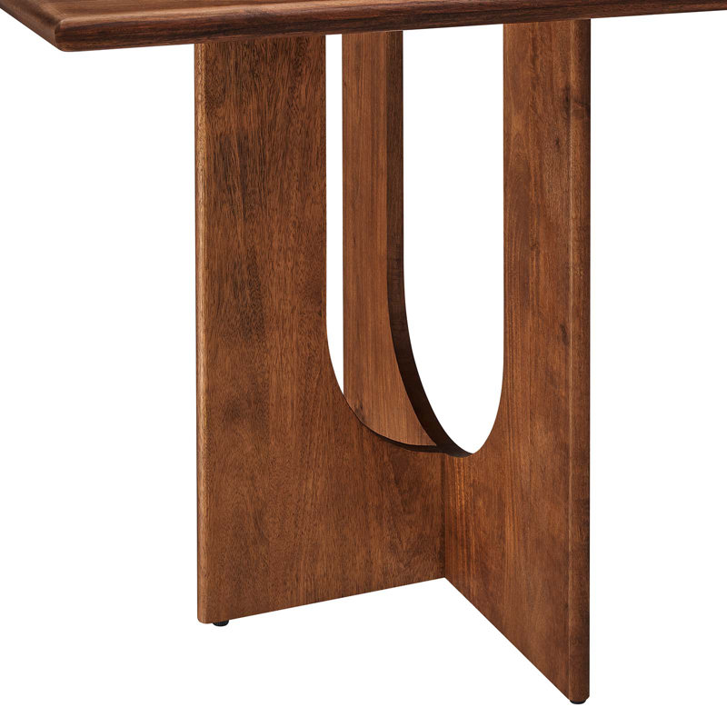 Rivian 70" Mid-century Modern Mango Wood Dining Table