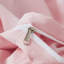 Housse de couette rose simple avec fermeture à glissière, comprenant 1 housse d'édredon 68 po x 88 po et 2 taies décoratives 20 po x 26 po Kakijumn-113693382-113693376
