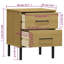 Keywan 40cm W Bedside Table-306909124