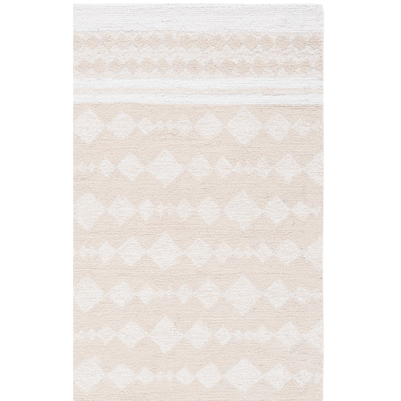 Tapis ivoire / beige Kairos Capri 704, Tapis de couloir 2 pi 3 po x 9 pi