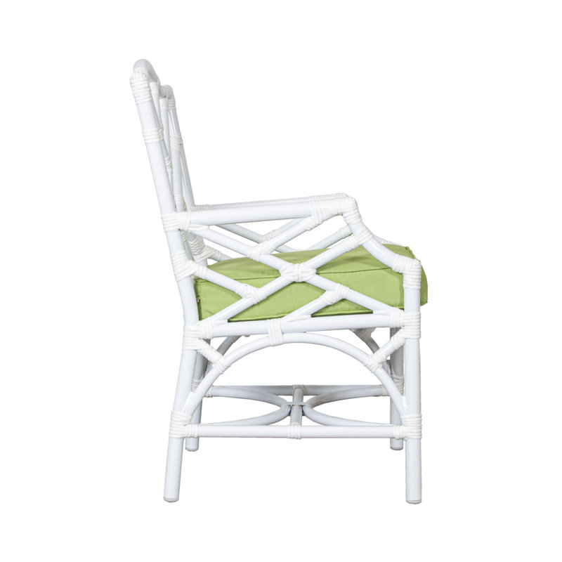 Chippendale Outdoor Dining Armchair, Canvas Macaw Sunbrella® Canvas