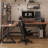 Nut-Brown Rectangular Solid Wood desk-1742319715-1742319716