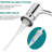 Built-In Kitchen Sink Soap Dispenser (Chrome) With 39" Extended Tube Kit, Upgraded Leak-Proof Design, No More Messy Refill