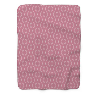 Abstract Tan - 1 Piece Premium Sherpa Blanket