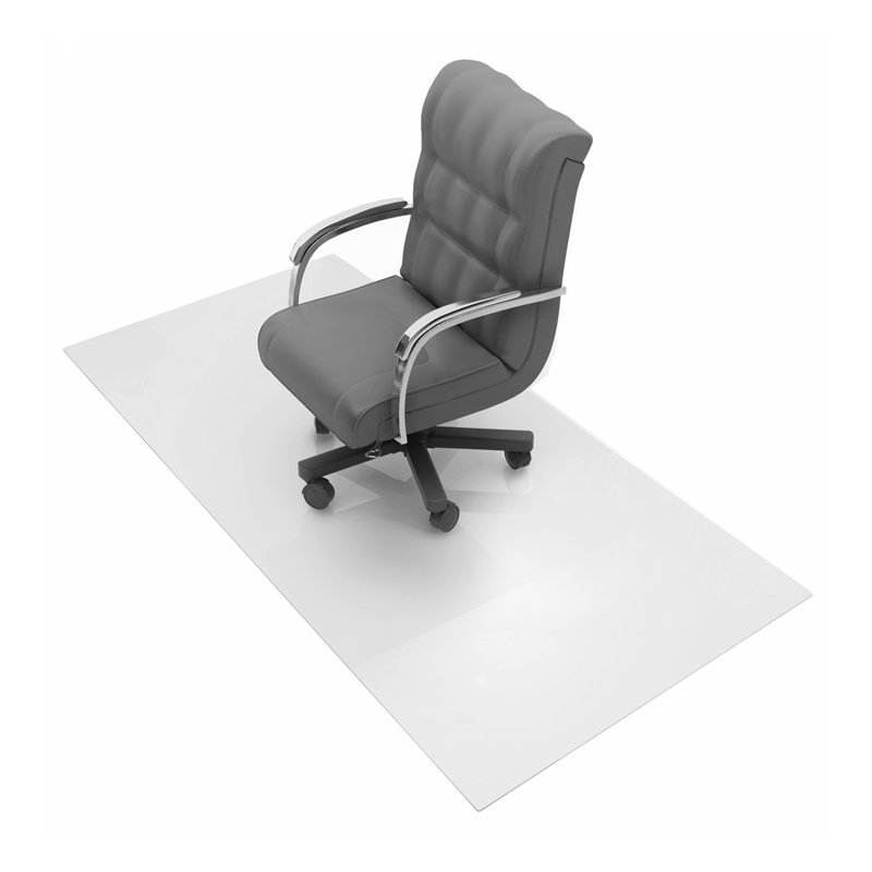 Floortex Ultimat XXL Polycarbonate Rectangular Chair Mat for Hard Floors, 79" W x 60" D