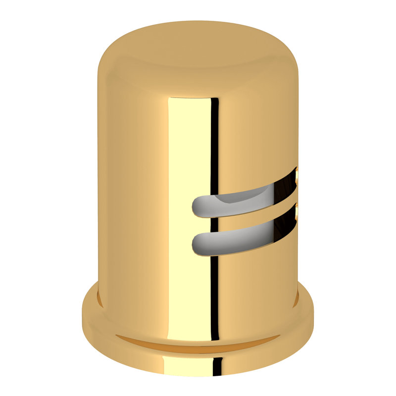 Rohl Air Gap, Unlacquered Brass