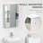 Wall-Mounted Medicine Cabinet with Mirror