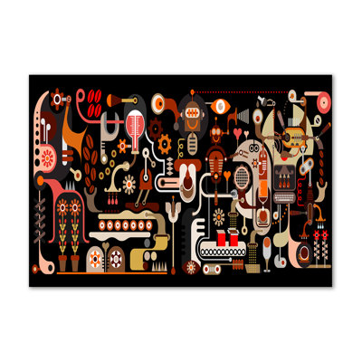 Coffee Production - Wrapped Canvas Print