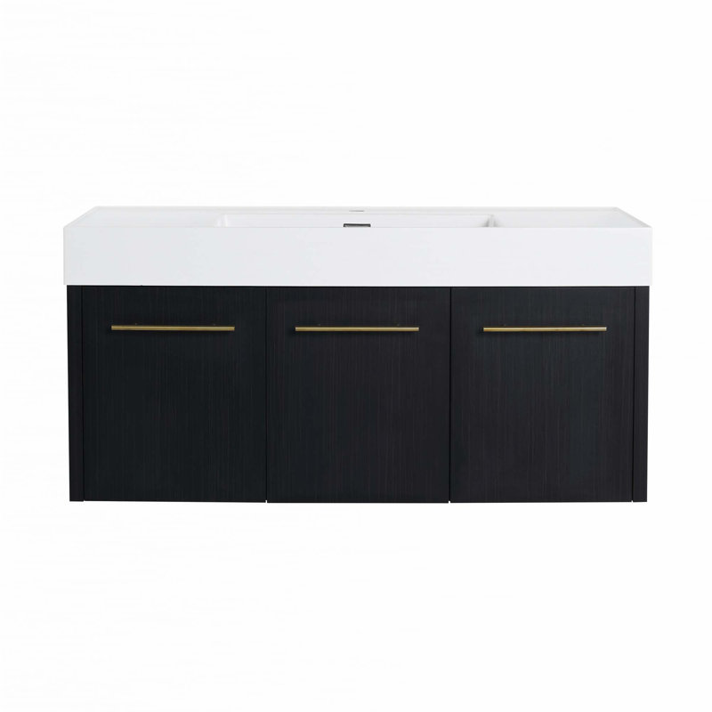 Meuble-lavabo mural avec lavabo, 48"