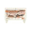 Armoire décorative à double porte et console de rangement-109748403
