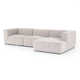 Bowry 3 - Piece Modular Upholstered Chaise L-Sectional