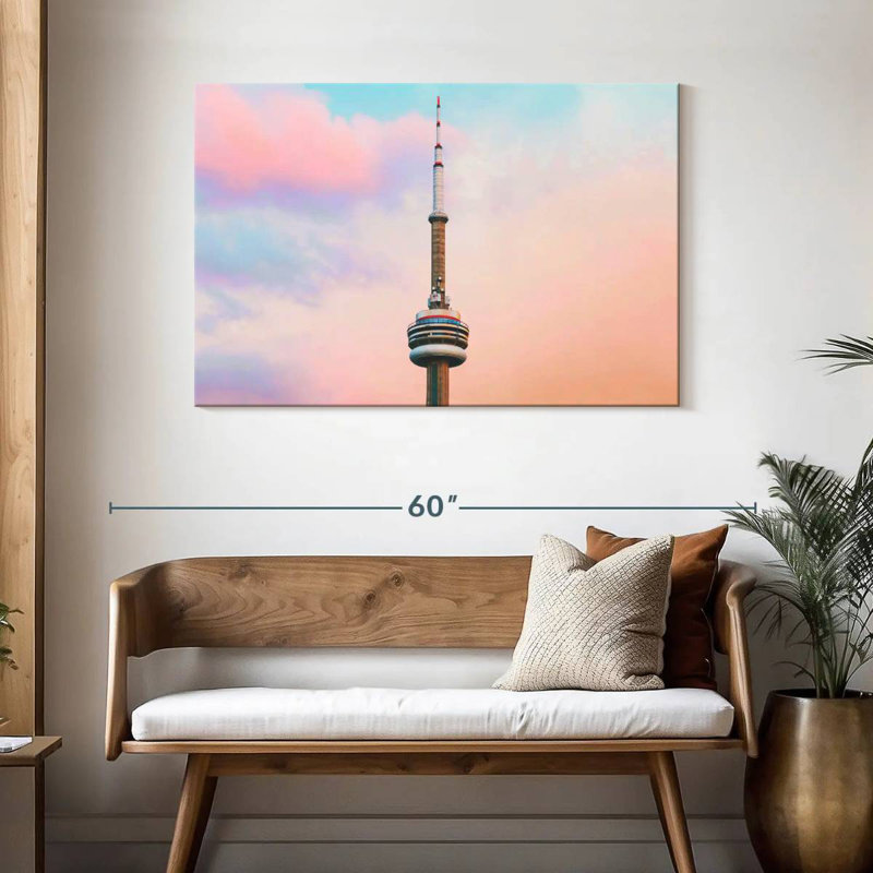 Lilie CN Tower, 30" H x 45" W
