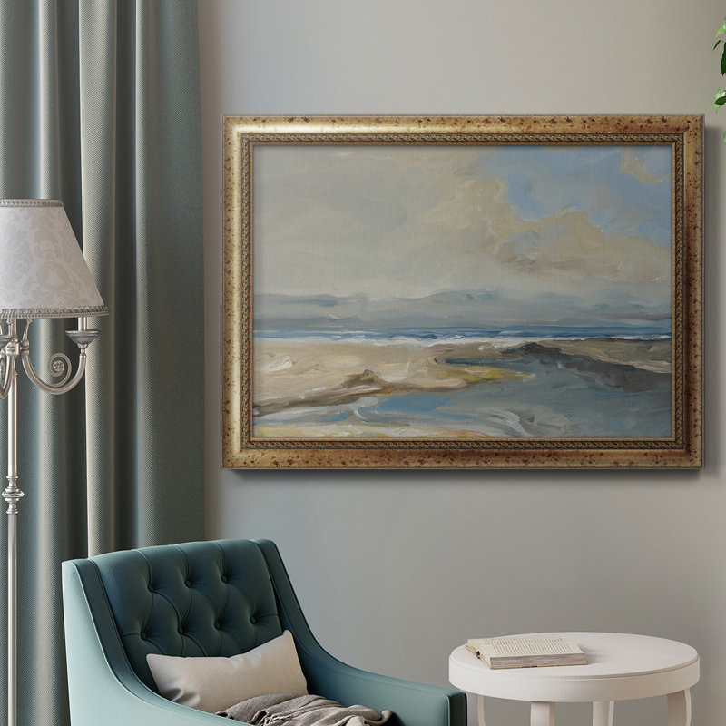 Lincoln Beach - peinture sur toile encadrée