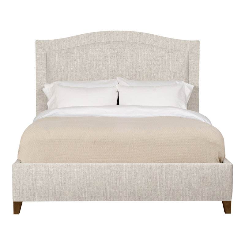 Caroline/Casey Solid Wood Bed, Instant Parchment, Queen, Wrenn