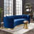 Modway Silver Orchid Perez Curved Velvet Sofa-180261558