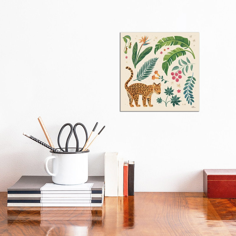 Jungle Love by Janelle Penner - Wrapped Canvas Print, 30.48 cm H x 30.48 cm W