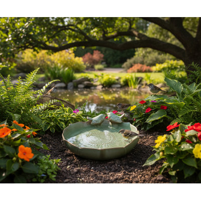 Ceramic Birdbath