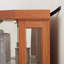 Vitrine d'angle vitrée d'angle pour vitrine d'angle pour le salon, la vitrine, la collection Antique, le vin et le bar