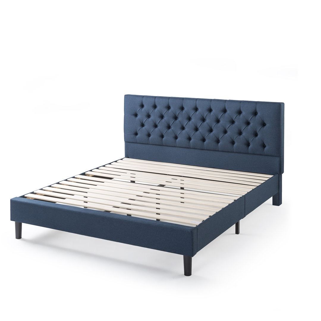 Tufted Upholstered Low Profile Platform Bed Red Barrel Studio®