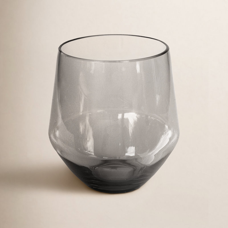 Kharan 18oz. Acrylic Drinking Glass Set, Gray