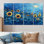 Tournesols de minuit par Vincent III - Art - pour le salon